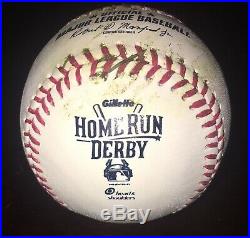 Josh Donaldson 2015 Home Run Derby Game Used Baseball Out Rd 1 All Star MLB Auth