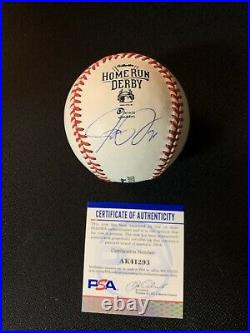 Josh Donaldson Signed Autographed 2015 Home Run Derby Baseball PSA DNA Twins