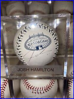 Josh Hamilton 28 HR Home Run Derby Yankee Stadium Signed All-Star Game Baseball