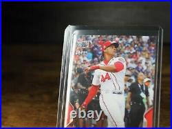 Juan Soto 2021 MLB TOPPS NOW Card 497 home run derby Red Parallel 2/10