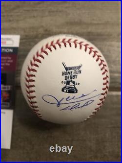 Juan Soto Autographed Signed MLB Baseball with JSA COA 2022 Home run Derby