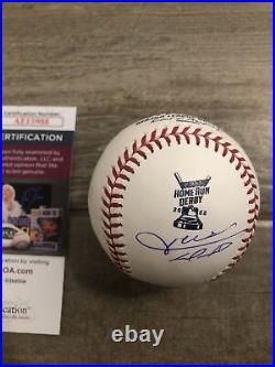 Juan Soto Autographed Signed MLB Baseball with JSA COA 2022 Home run Derby