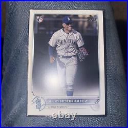 Julio Rodriguez Rookie Card RC 2022 Topps Complete Sets Image Variation SP #659