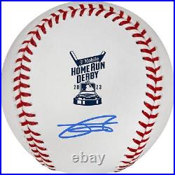 Julio Rodriguez Seattle Mariners Autographed 2023 Home Run Derby Logo Baseball