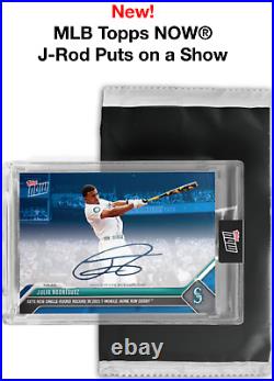 Julio Rodriguez Signed Home Run Derby Topps Now 558 Sealed On-card Auto /49 Less