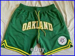 Just Don Oakland Athletics Home Run Derby Shorts XL (Brand New) 100% Authentic