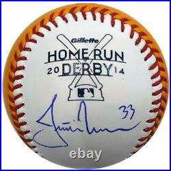 Justin Morneau Autographed 2014 ASG Home Run Derby Money Ball Minnesota Twins
