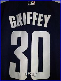 Ken Griffey Jr 2000 All Star Home Run Derby Majestic Game Used Jersey L 46