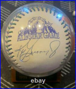 Ken Griffey Jr Autographed 1998 All Star Baseball Home Run Derby Champ 300 PRINT