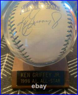 Ken Griffey Jr Autographed 1998 All Star Baseball Home Run Derby Champ ENDS SOON