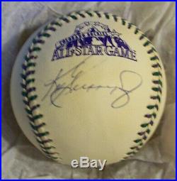 Ken Griffey Jr Autographed 1998 All Star Baseball Home Run Derby Champ Signed