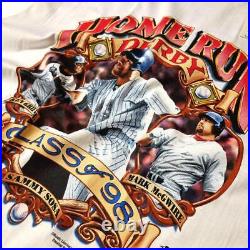 Ken Griffey Jr. Sammy Sosa Mark Vtg 1998 Home Run Derby T Shirt Sz L 80.5cm