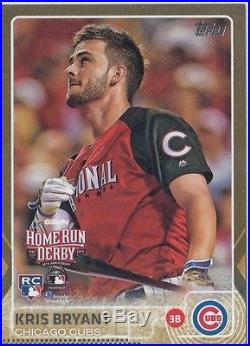 Kris Bryant 2015 TOPPS UPDATE SERIES HOME RUN DERBY RC GOLD BORDER /2015 CUBS