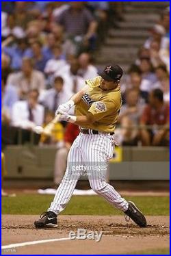 Lance Berkman Houston Astros Game Used Autographed 2002 Home Run Derby Hat PSA