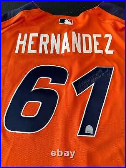 Livan Hernandez 2005 All Star Game Home Run Derby Signed Game Used Jersey MLB