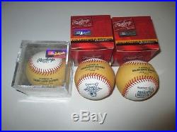Lot of 3 MLB Rawlings Home Run Derby Baseball 2009 2010 2011 Collector's Edition
