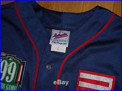 MAJESTIC MARK McGWIRE 1999 MLB ALL STAR GAME AUTHENTIC HOME RUN DERBY JERSEY