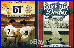 MICKEY MANTLE 61 + Home Run Derby Great Baseball NEW 2 DVD