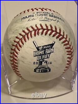 MLB Authenticated Giancarlo Stanton Home Run Derby Semi-Finals vs. Trumbo Ball