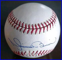 Mariano Rivera Signed OML Home Run Derby Baseball Beckett certified Yankee Great