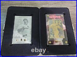 Mark McGwire 1998 Authentic Images 62nd Home Run 24k Gold Metal 4010/6200 MINT