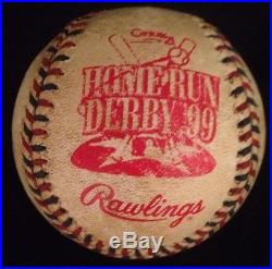 Mark McGwire Game Used Home Run Derby Baseball 1999 Fenway Rawlings Cardinals