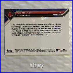 Masataka Yoshida 2023 MLB TOPPS NOW Card 576 Purple Parallel 05/25 RC