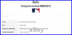 Matt Holliday Game Used Home Run Derby 2007 Ball Rockies Cardinals