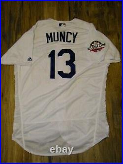 Max Muncy Game Issued 2018 La Dodgers Home Run Derby Uniform Jersey Pants