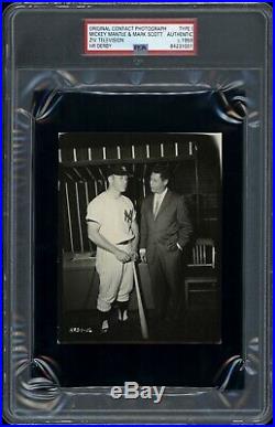 Mickey Mantle 1959 Home Run Derby Type 1 Original Photo PSA/DNA Crystal Clear
