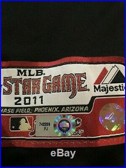 Miguel Montero 2011 All-Star Game Home Run Derby Game Worn Used Jersey MLB Auth