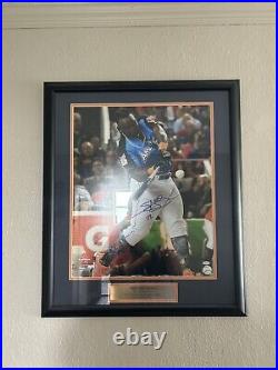 Miguel Sano 2017 Home Run Derby Framed Photograph (24x24) Autographed #9/17