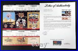 Mike Trout Signed 2014 All-Star Game / Home Run Derby Ticket 2014 AS MVP PSA