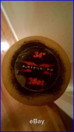 Miken Mv3 Softball Bat HOMERUN DERBY HOT 28 OZ SLOWPITCH LEGAL SUPERMAX ENDLOAD