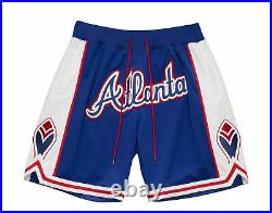 Mitchell & Ness Just Don Atl Braves Home Run Derby Shorts SHORDL20022-ABRBLWH