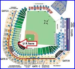 Mlb 2021 All-star Workout Day- Home Run Derby Game 1 Seat Ticket Denver Colorado