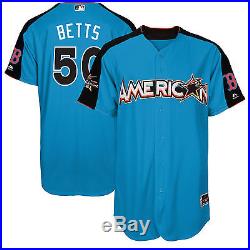 Mookie Betts Majestic 2017 All-Star Game Authentic Home Run Derby Jersey Size 44