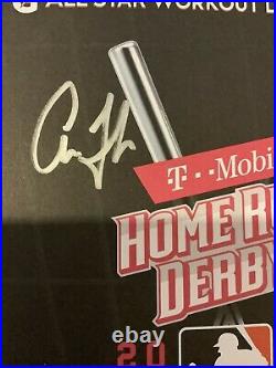 NY Yankees Aaron Judge 2017 Home Run Derby Program signed withCOA ALL STAR GAME