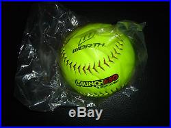 New Worth L650Y Launch Men's Yellow Slowpitch Softball Home Run Derby Max Juiced