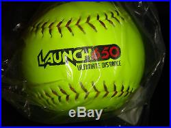 New Worth L650Y Launch Men's Yellow Slowpitch Softball Home Run Derby Max Juiced