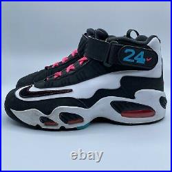 Nike Air Griffey Max 1 Home Run Derby 2012 Mens Size 8 White Black Turquoise