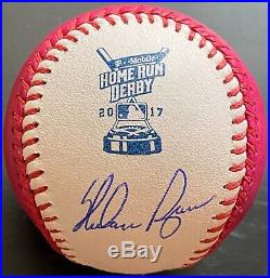 Nolan Ryan Autographed 2017 Home Run Derby Baseball, PSA Grade MINT 9.5