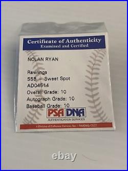 Nolan Ryan Signed OMLB Home Run Derby Baseball PSA/DNA