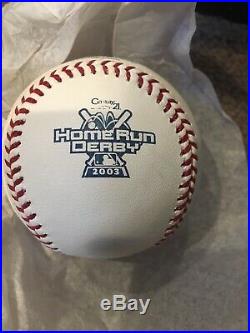 Official MLB Homerun Derby Baseball 2003 Major League Baseball Rawlings Logo