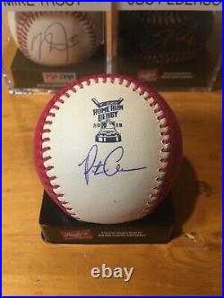 PETE ALONSO Autographed Signed 2019 Home Run Derby Pink Money Ball FANATICS HOLO