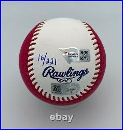 Pete Alanso Signed Official 2021 MLB Home Run Derby Money Ball Baseball