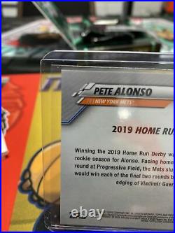 Pete Alonso 2020 Topps Chrome Update Sapphire Edition Home Run Derby Orange /25