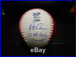 Pete Alonso Auto Signed 2019 Home Run Derby Money Baseball W Insc Mets Mlb Auth