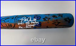 Pete Alonso Autographed Dove Tail 2021 Home Run Derby Game Model Bat with Multi