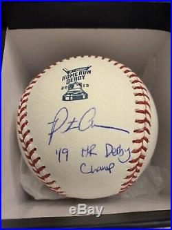 Pete Alonso Autographed Home Run Derby ROMLB Baseball Rookie Of The Year